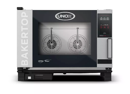 Пароконвектомат UNOX XEBC-04EU-E1RM-MP с универсальными направляющими