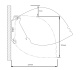 Kauber Red Label Tensioned BT Cinema 113" 16:9 141x250 дроп 50 см. Microperf MW