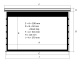 Kauber Red Label Tensioned BT Cinema 113" 16:9 141x250 дроп 50 см. Microperf MW