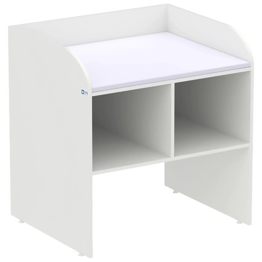 Стол пеленальный WHITE LITE 2 (белый матрас)